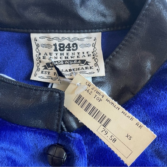 Vintage 1849 Suede Cowgirl Blouse women’s XL - Picture 5 of 13